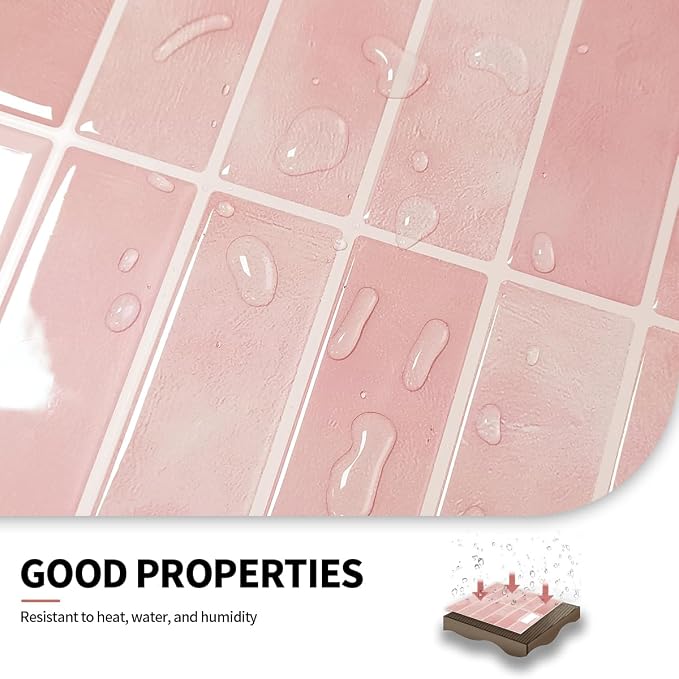 Peel and Stick Backsplash 3D Wall Tiles, Self-Adhesive, Oil Proof, Waterproof - Image 4