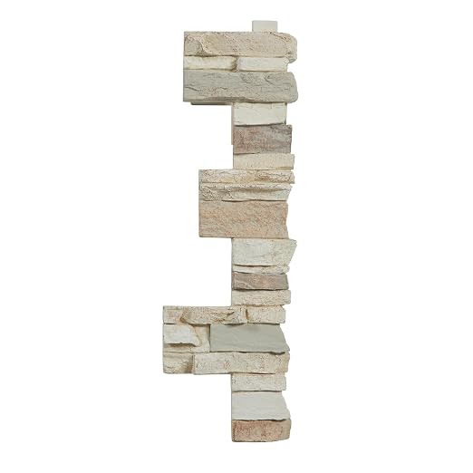 AZ Faux High-Density Polyurethane Faux Stone Interlocking Right Endcap by AZFaux