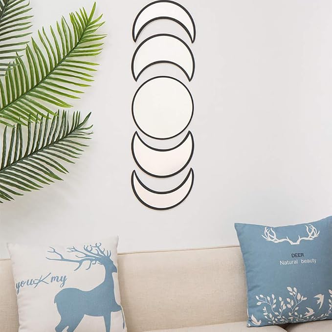 5 Pieces Scandinavian Natural Decor Acrylic Wall Decorative Interior Design - Image 3