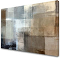 Baisuart A61269 Canvas Prints Abstract Wall Art Print Paintings Grey and Brown by Baisuart