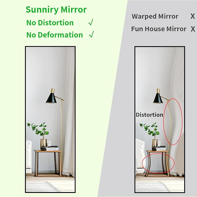Sunniry Full Length Mirror 56x16 inch, Full Body Mirror - Image 4