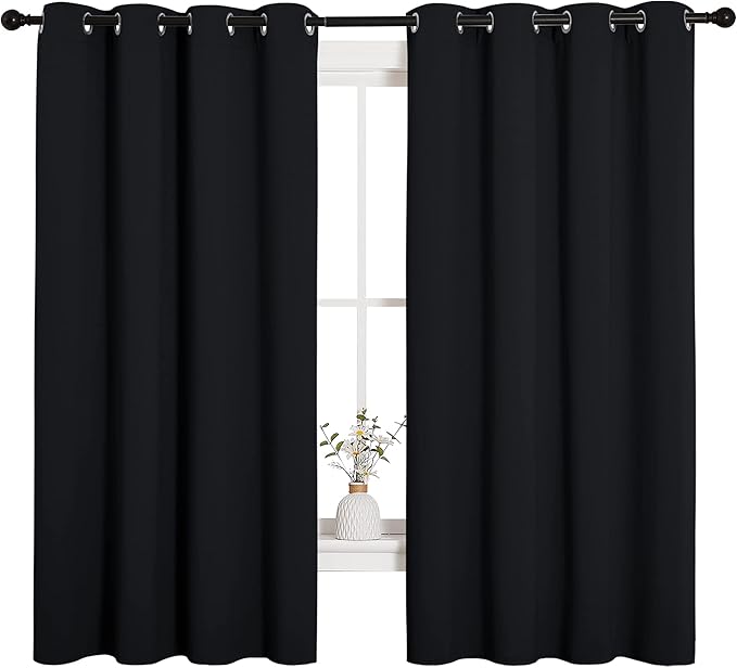 NICETOWN Bathroom Blackout Curtains and Drapes by NICETOWN