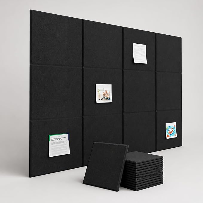 Large Cork Boards for Walls – 48" x 36" Self Adhesive Felt Wall Tiles - Image 7