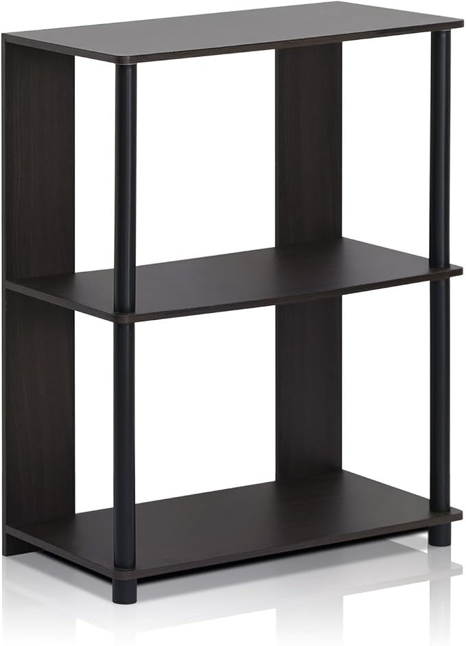 Furinno JAYA Simple Design 3-Tier Bookcase / Bookshelf / Display Rack, Plastic - Image 5