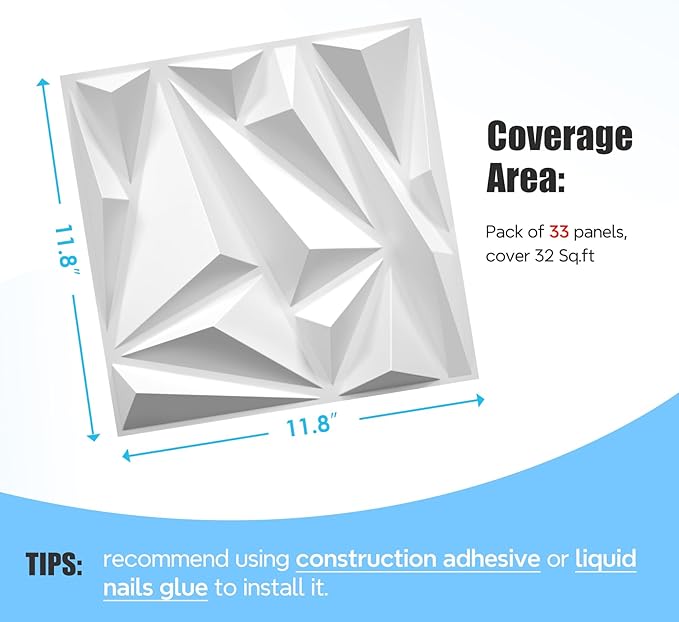 STICKGOO 33 Pack 3D Wall Panels - Image 4