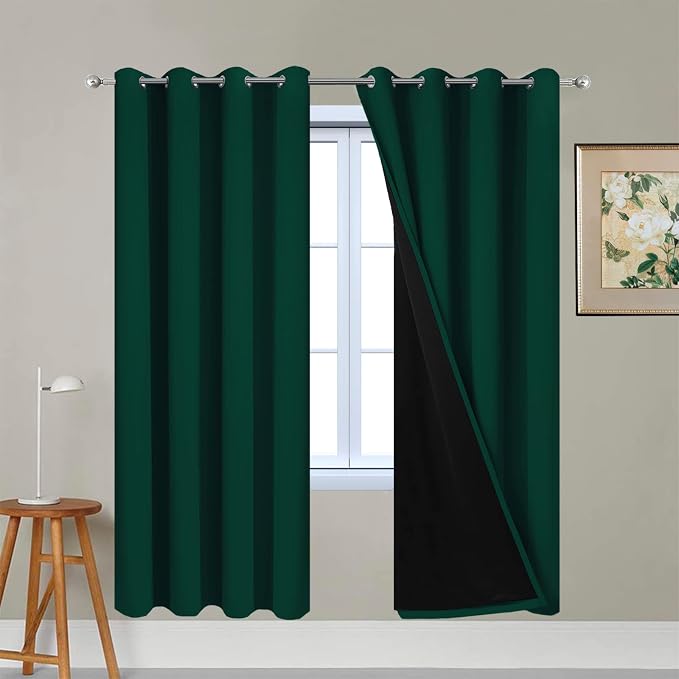 Yakamok 63 Inch Length Full Blackout Curtains by Yakamok