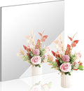20x20 in Acrylic Mirror Sheet for Wall, 2.5mm Thick Unbreakable Non Glass Body by DARENYI