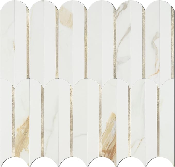 Vamos Tile Peel and Stick Backsplash Seamless Tile, 10 Sheets Stick on by VamosTile