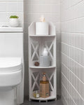 J JINXIAMU Corner Shelf Stand, Storage Organizer Great by JINXIAMU