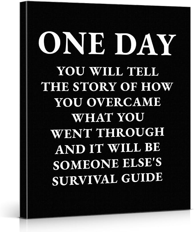 Inspirational Quotes Wall Art Decor, Motivational Success Canvas Painting by VAHATAN