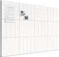 Bumusty Large Cork Board Alternative-48 x 36" Felt Bulletin Board Tiles by BUMUSTY