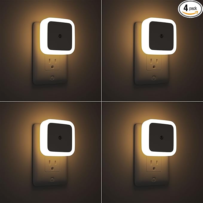 Sujeet Night Light, Night Lights Plug into Wall 4-Pack, Nightlight Plug in by Sujeet
