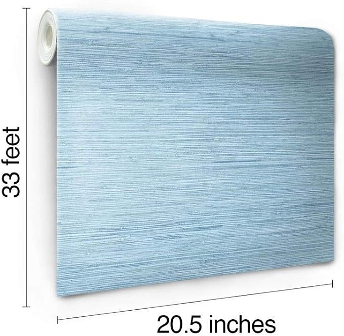 York Wallcoverings Nautical Living Horizontal Grass Cloth Removable Wallpaper - Image 7