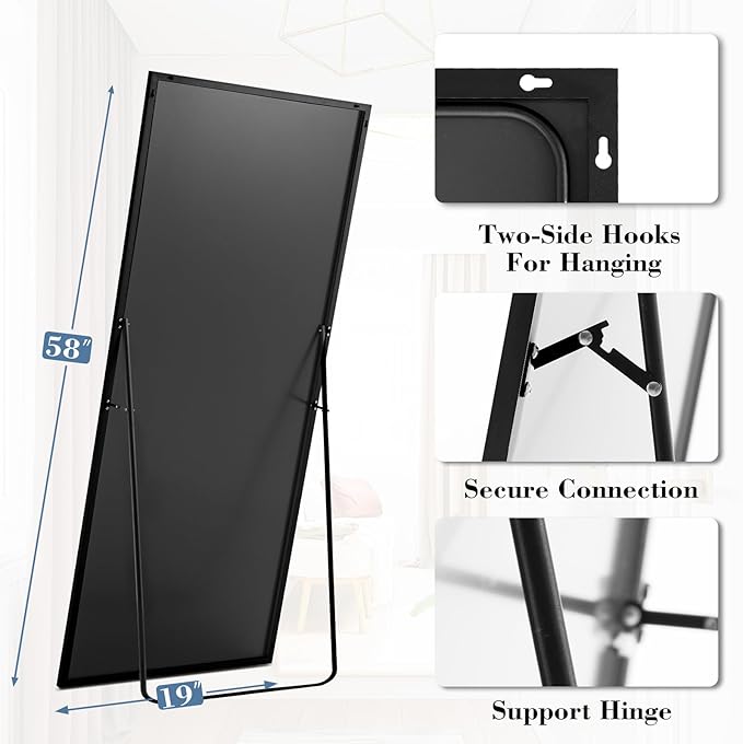 DUMOS 19"x58" Full Length Mirror - Image 5