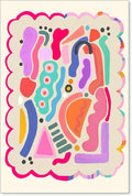Medpol Funky Cute Kids Abstract Wall Art Trendy Bright Colorful Poster Modern by Medpol