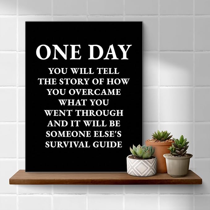 Inspirational Quotes Wall Art Decor, Motivational Success Canvas Painting - Image 4