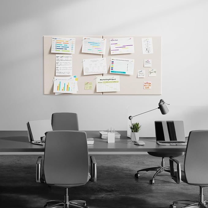 MaxGear Extra Large Cork Board for Wall 72" x 48", Light Tan Bulletin Board - Image 5