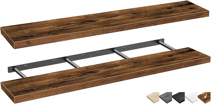 QEEIG Floating Shelves for Wall 55.1" Extra Long by QEEIG