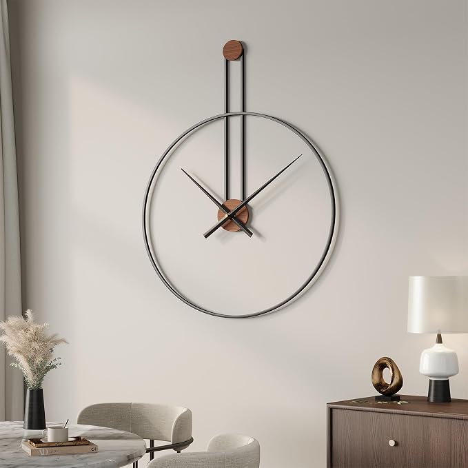 Large Wall Clock 24 Inch, Modern Silent Non-Ticking Clocks - Image 7