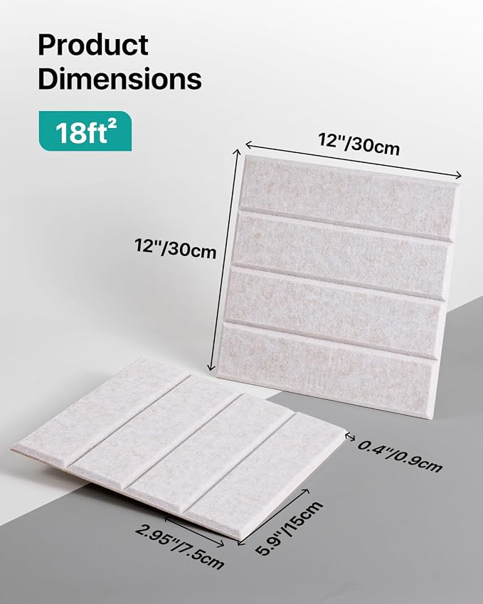 18 Pack Sound Proof Foam Panels - Image 5