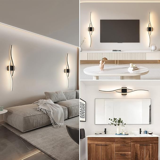 Daunton Hardwired Modern Wall Sconce Set of Two - Image 7