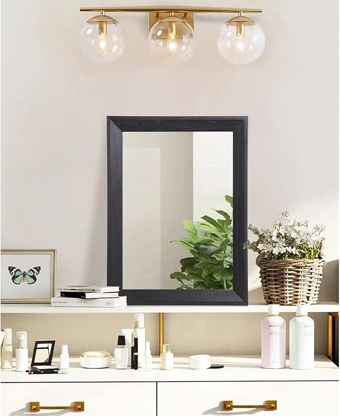 AAZZKANG Wall Mirror Black Rectangle Mirrors - Image 4