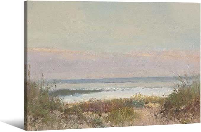 Nature Ocean Scenery Wall Art Beach Landscape Posters Vintage Coastal Aesthetic by rumlud