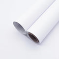 Yancorp 16"x120" Matte White Contact Papaer Peel and Stick Wallpaper Vinyl Wrap by YancorpHomeDecor