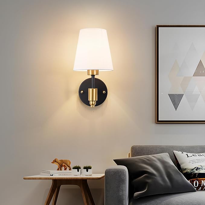 Peel and Stick Wall Sconces, Stick On Wall Sconce Set of 2, Battery Operated - Image 9