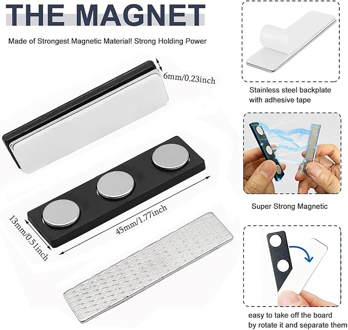 100% Blackout Blinds Magnetic Window Cover 57x40Inch, No Drill PortableCuttable - Image 4