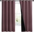NICETOWN Bedroom Full Blackout Room Warming Curtain Panels, Super Thick by NICETOWN