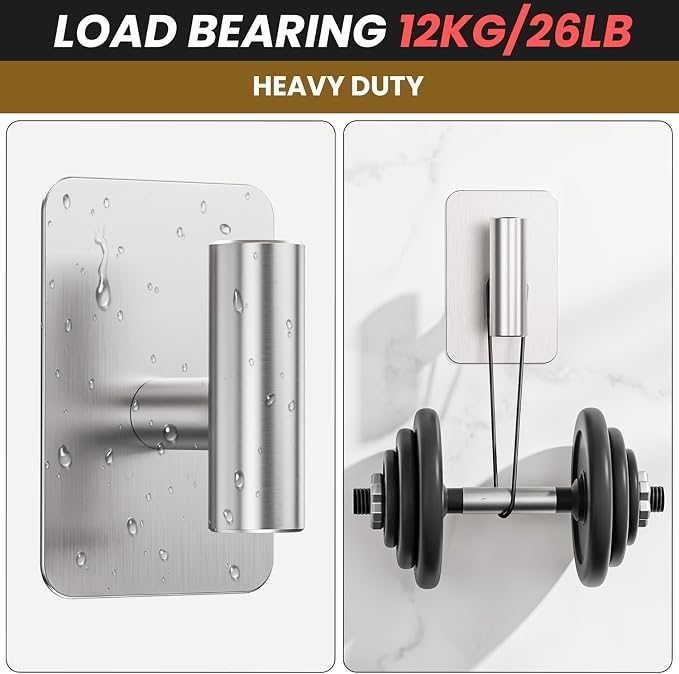 Heavy Duty Adhesive Hooks - 26lb Max - Image 5