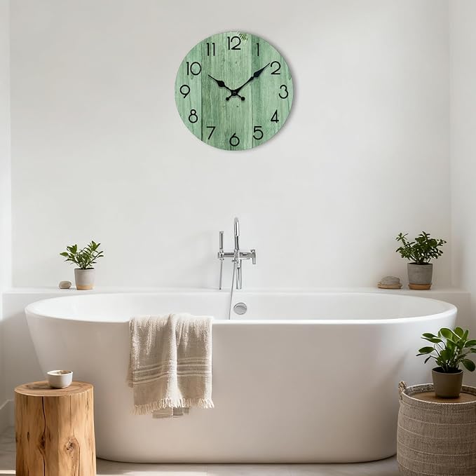 Wall Clock, Modern Wall Clocks Battery Operated, Silent Non Ticking Clock - Image 9