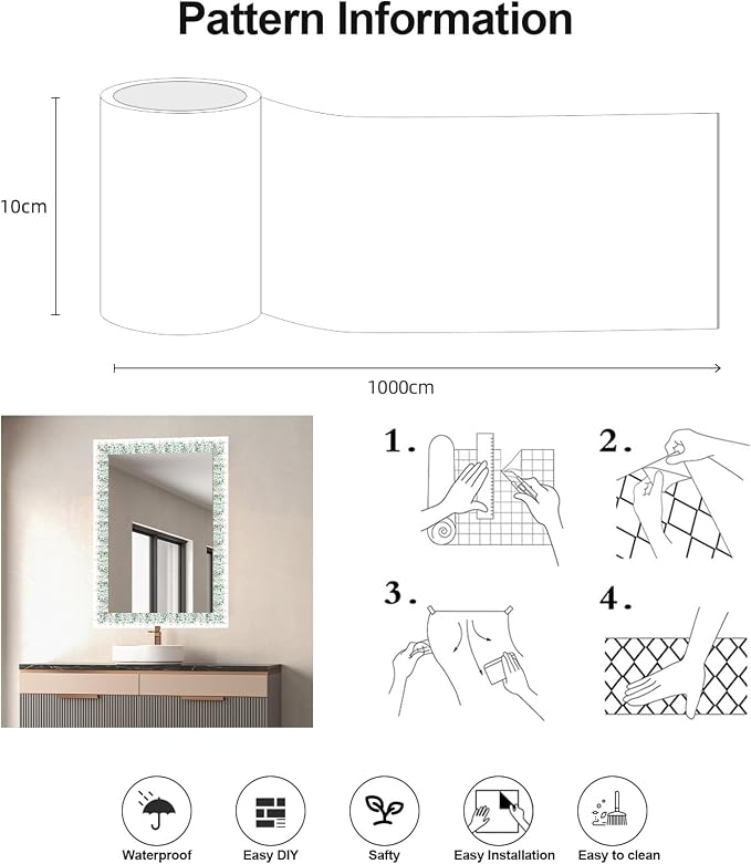 Wallpaper Border Peel and Stick Wall Border Wallpaper Border - Image 6
