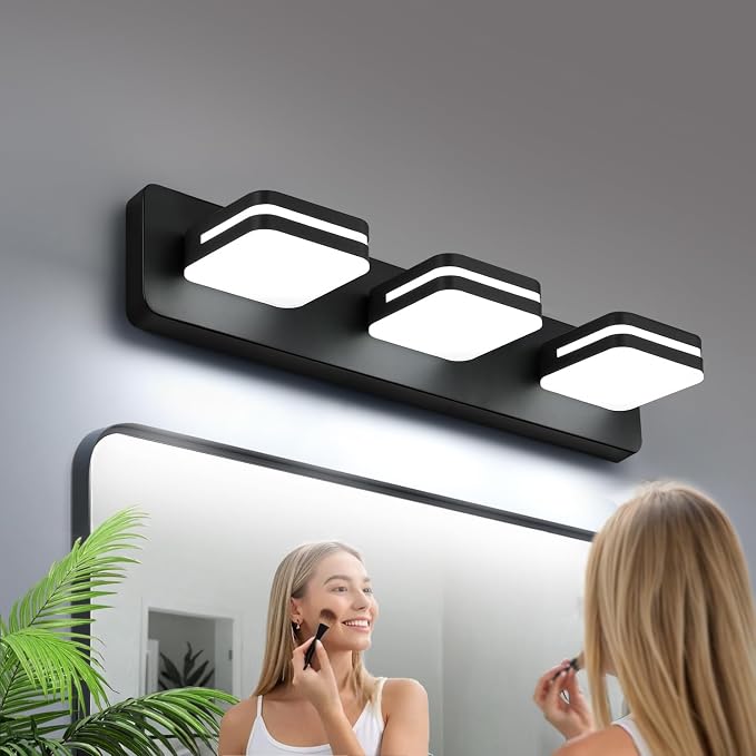 360° Rotate LED Dimmable Bathroom Vanity Light Fixtures, 1300LM Acrylic Matte by Torondo