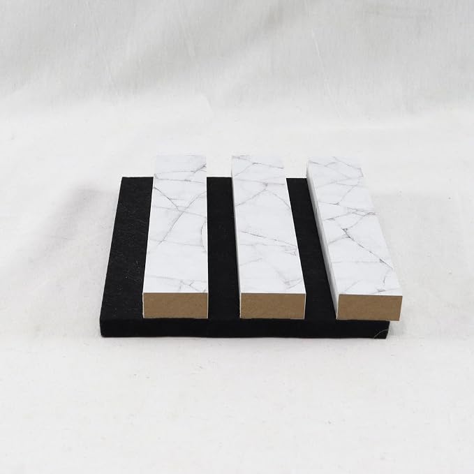 Wood Slat Acoustic Panels, 4.7"x5.9" 3D Wall Panels, Modern Fluted Sound - Image 4