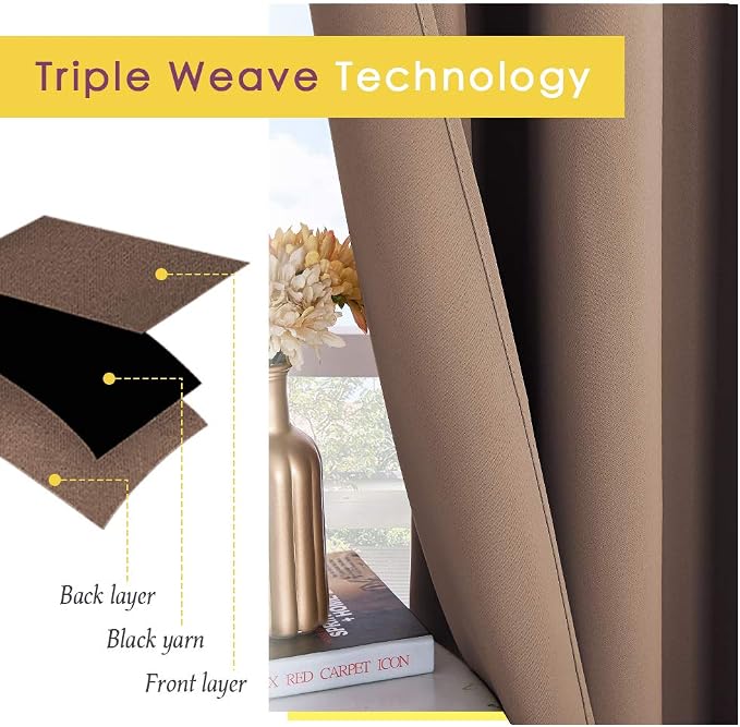 NICETOWN Room Divider Curtain Screen Partitions, Hide Clutter Separate - Image 3