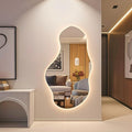 Modern Irregular LED Bathroom Mirror by Unknown