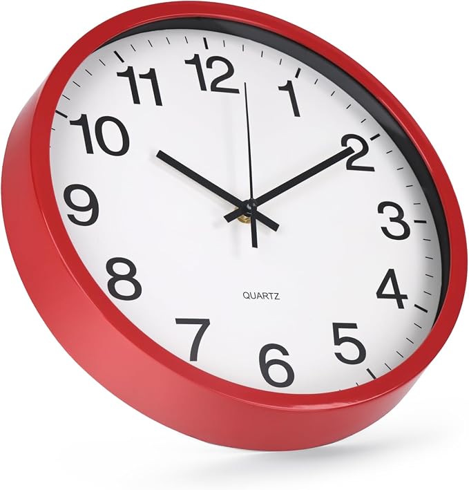 Wall Clock Non-Ticking Silent Quartz Movement Decor Clock Modern Simple Style - Image 2