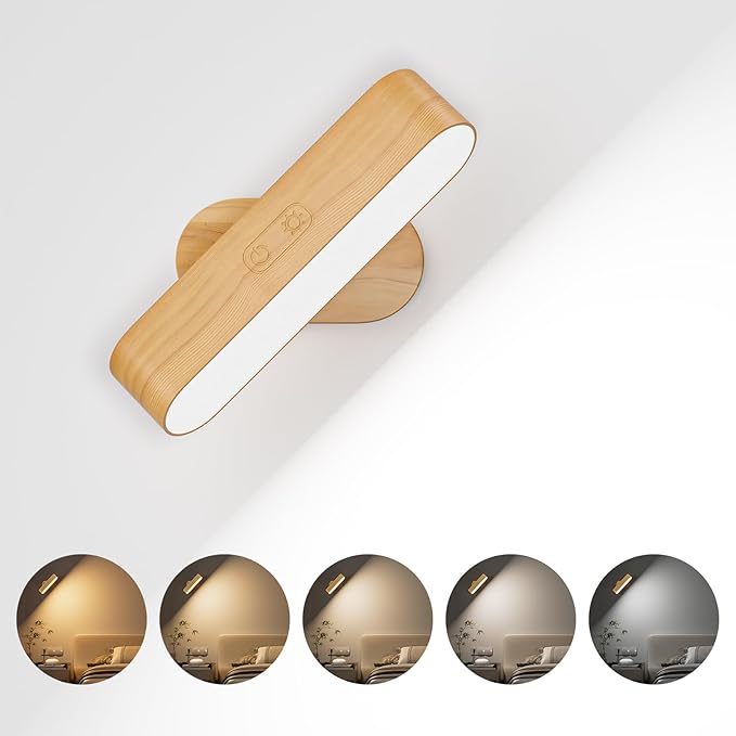 Hensam Wall Sconce, LED Battery Operated Wall Sconce by Hensam
