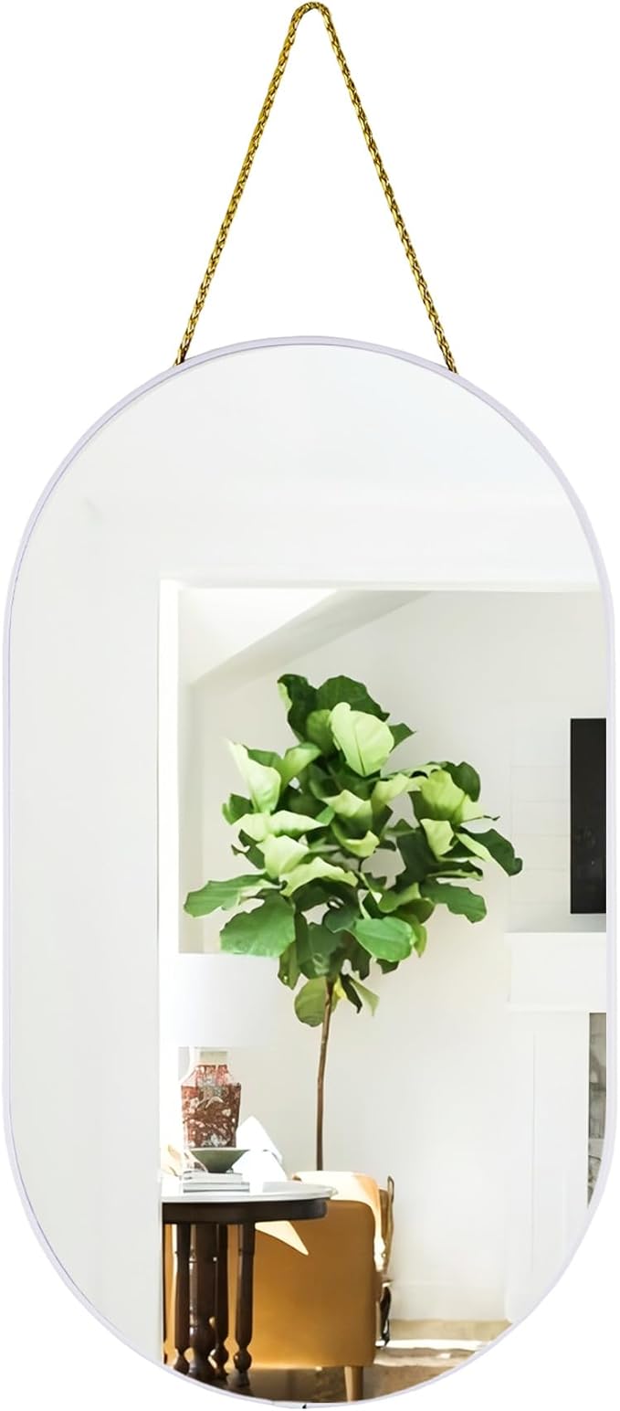 Oval Mirror, Oval Wall Mirror by Unknown