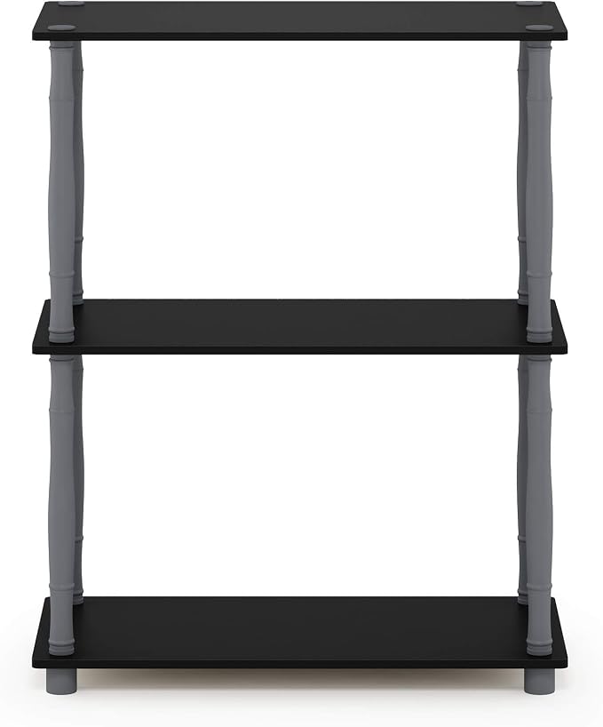 Furinno Turn-N-Tube 3-Tier Compact Multipurpose Shelf Display Rack - Image 6