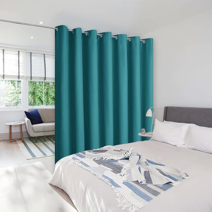NICETOWN Room Divider Heavy Curtain Screen Partitions, Basement Hospital by NICETOWN
