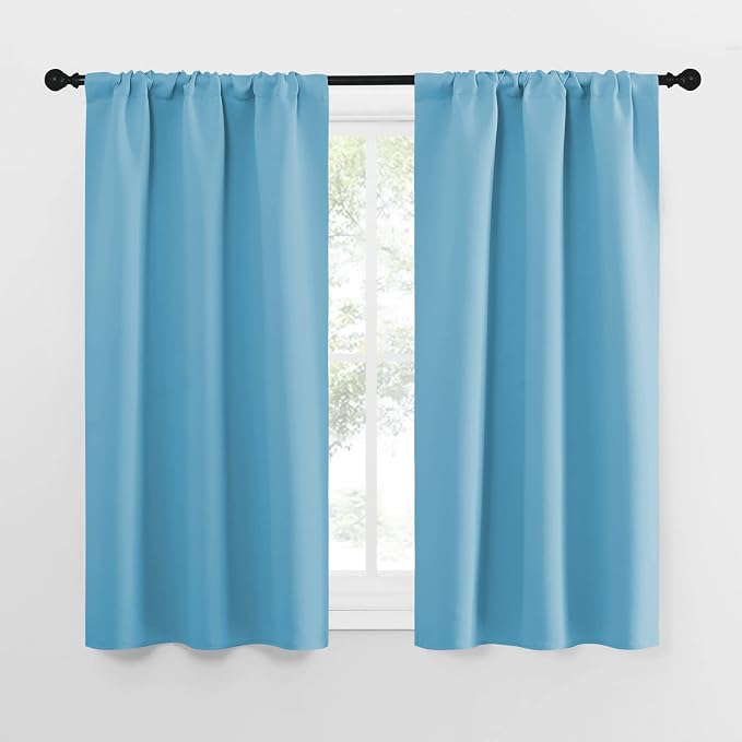 NICETOWN Kitchen Curtains for Small Windows, Privacy Thermal Insulated Blackout by NICETOWN