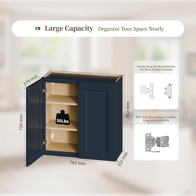 Kisart Laundry Room Cabinets Wall Mounted - Image 3