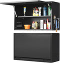 Garage Wall Cabinet, Floating Metal Wall Cabinet by Yoonkool