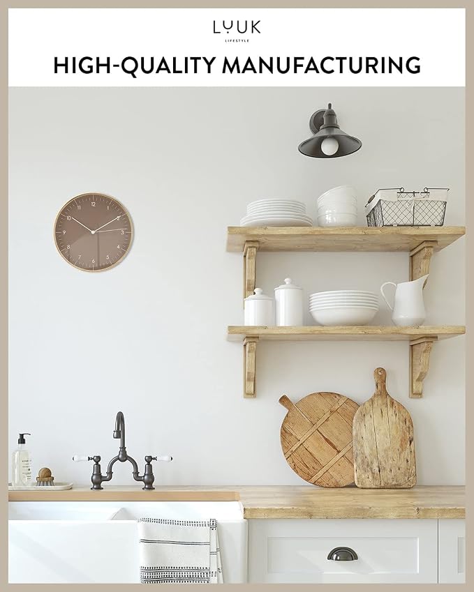 LUUK LIFESTYLE 10” Wall Clock - Image 6