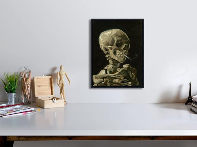 Wieco Art Framed Art Skull of a Skeleton - Image 4
