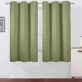 LEMOMO Blackout Curtains 42 x 63 inch/Sage Green Curtains Set of 2 by Lemomo