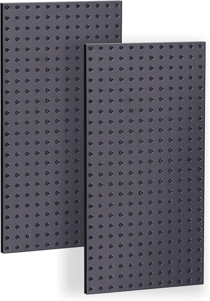 Ultrawall 2 Pcs Metal Pegboard Wall Panels, Peg Boards by UltrawallGarageToolsOrganizer